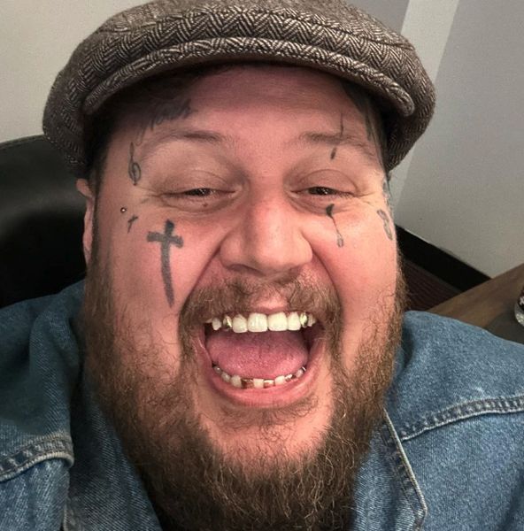 Jelly Roll Face Tattoo